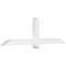 Ekena Millwork Eugene Architectural Grade PVC Gable Bracket, 72"W x 21"H x 4"D x 4"F, 7/12 Pitch GBP072X21X0404EUG00 - alternate 1